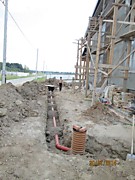 смотровая труба и ливневая система
